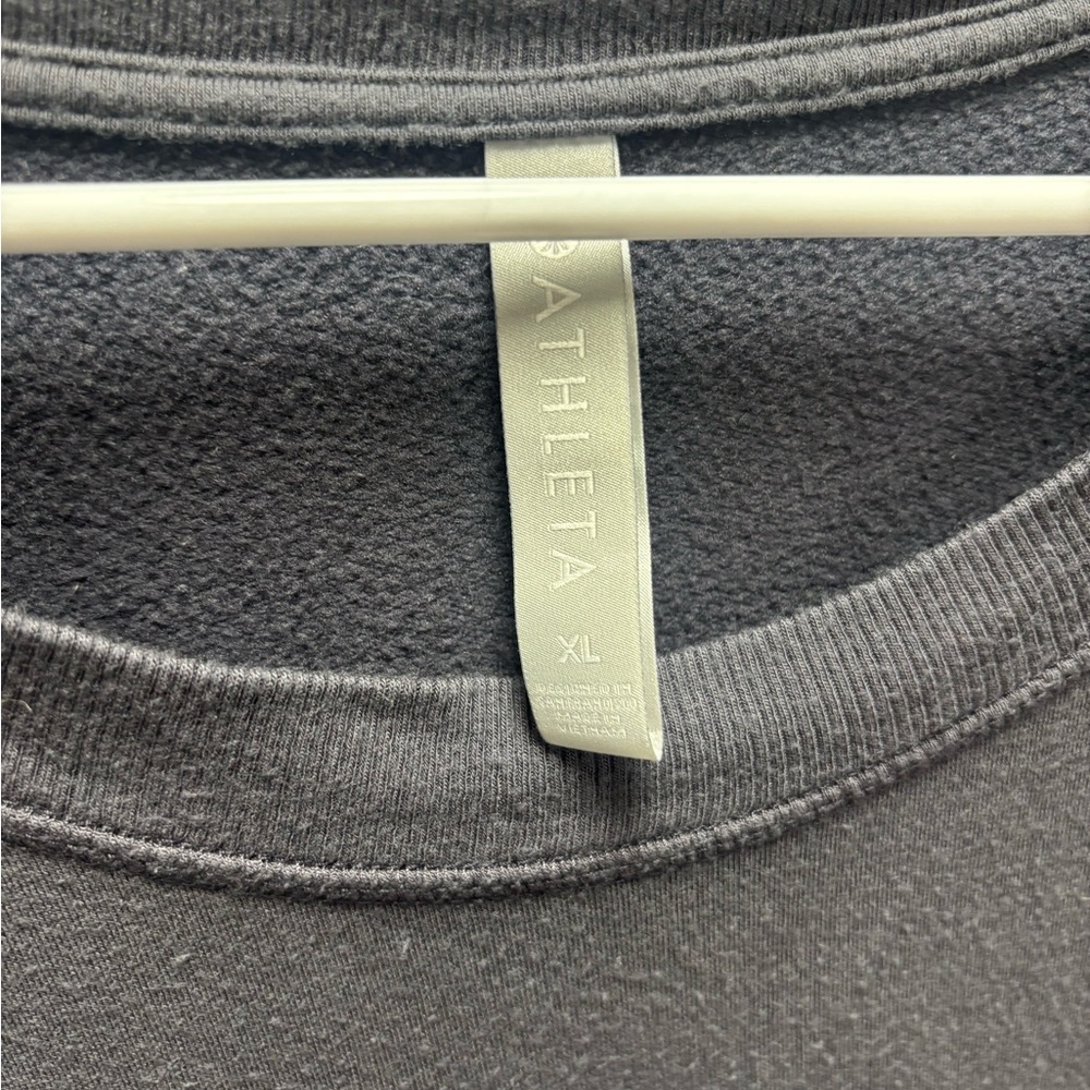 Athleta Coaster Luxe Pullover Dark Gray XL - Picture 3 of 5